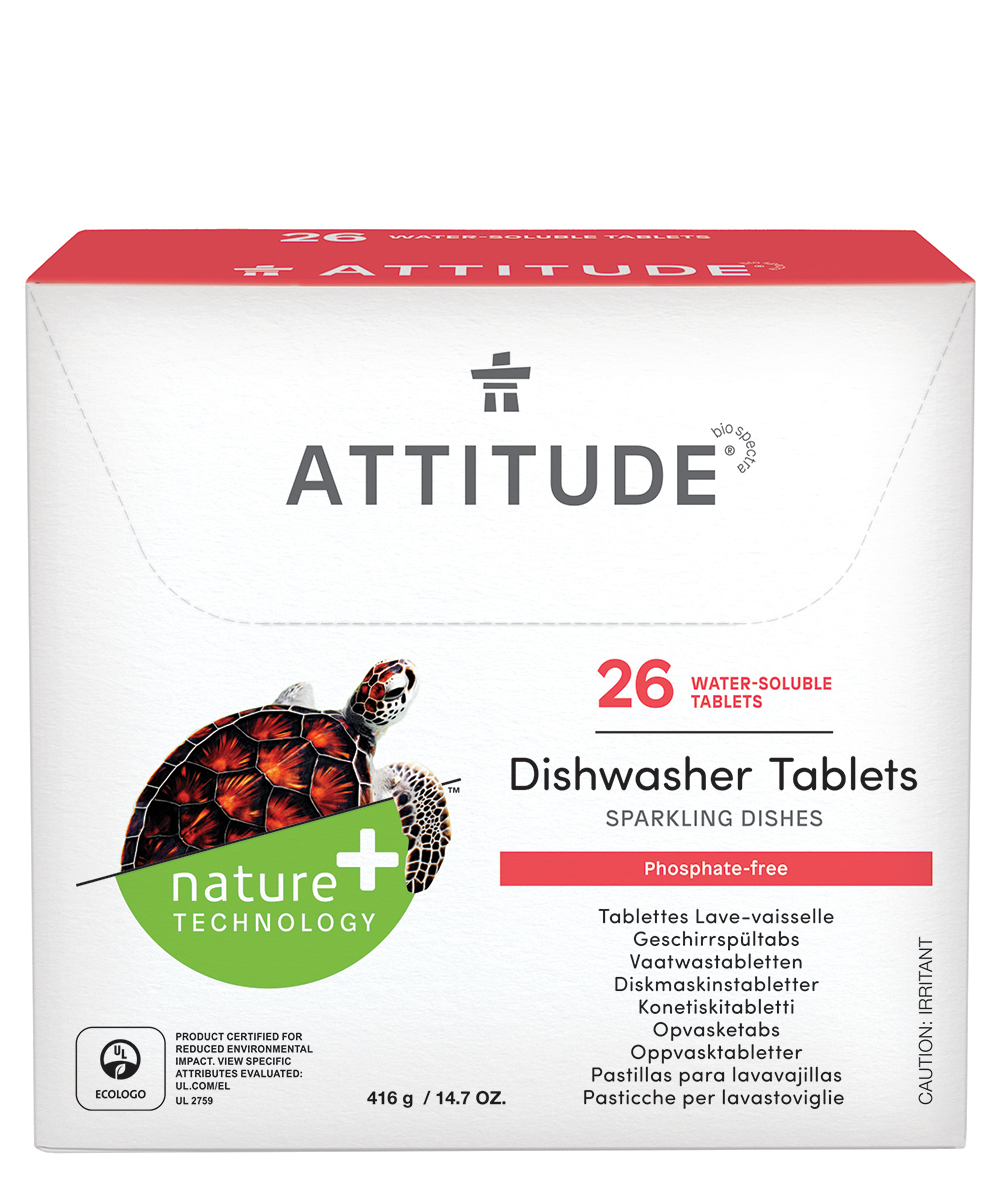 ATTITUDE Spülmaschinentabs 26 Stück