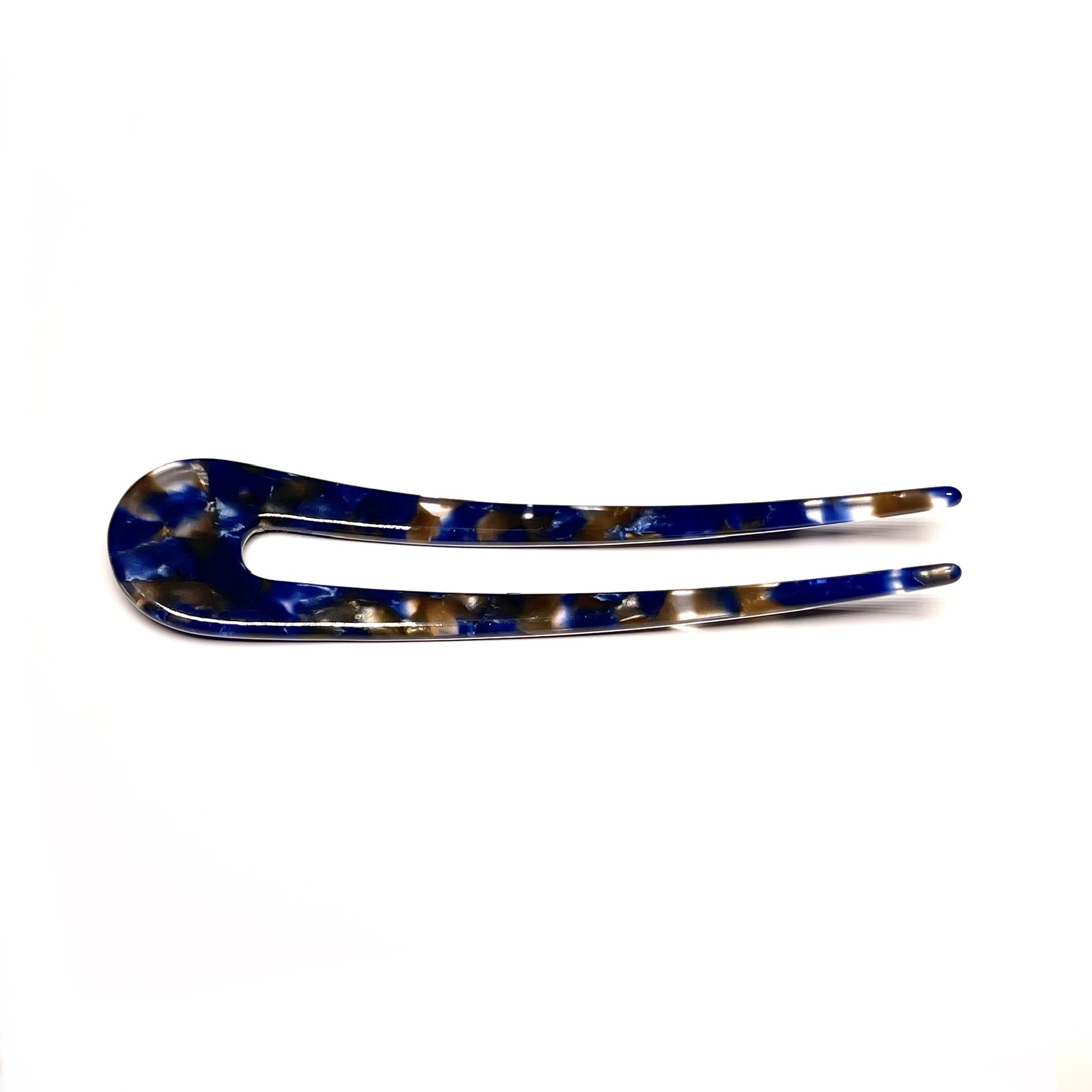 George Michael Haarnadel blau meliert 11cm Länge