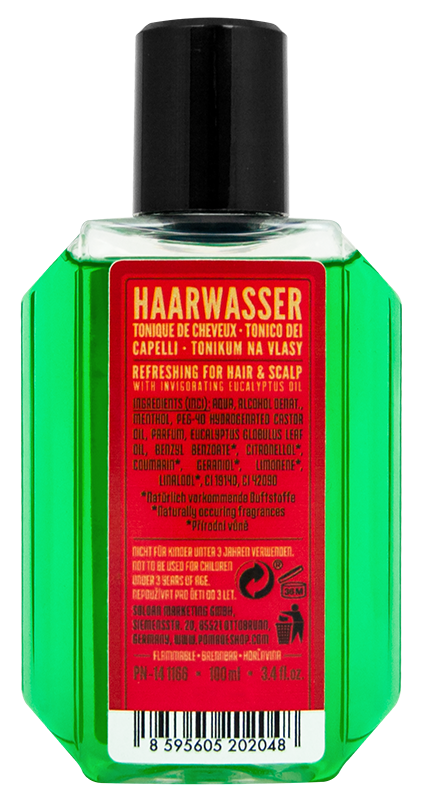 DON DRAPER Hair Tonic GREEN 100 ml "TRAVEL SIZE"